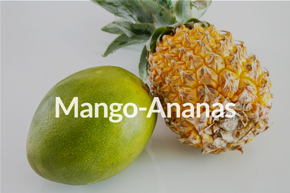 Mango und Ananas für Saft Catering