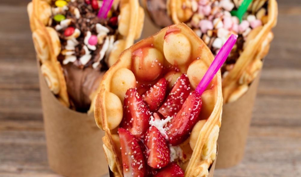 Bubble Waffeln